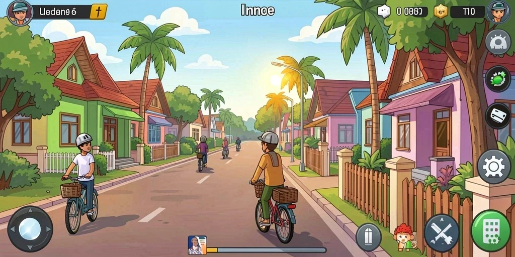 Level yang penuh warna dan tantangan menarik.