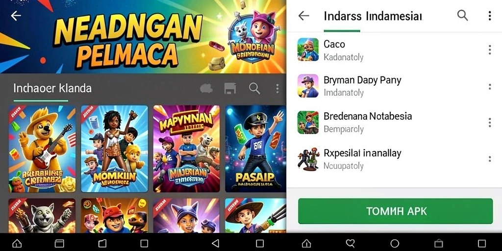 Beragam pilihan tema permainan untuk dinikmati.