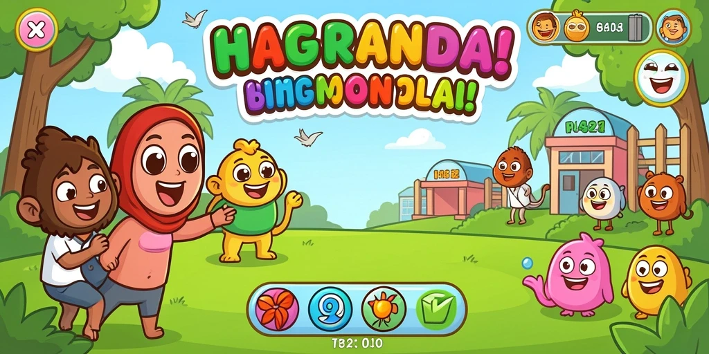 Fitur multiplayer yang memungkinkan bermain dengan teman.