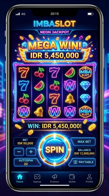 lmbaslot — layar beranda